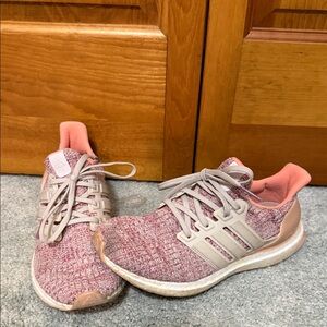adidas Women's Knit Pink and Beige Sneakers